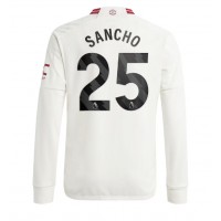 Manchester United Jadon Sancho #25 Tredjetrøje 2023-24 Langærmet